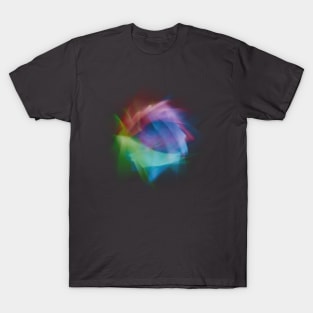 Abstract In Motion Blur Effect T-Shirt